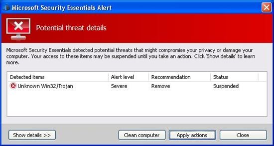 微软重申Security Essentials 2010是病毒