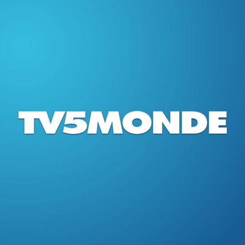资料图：法国电视台“TV5Monde”台标。